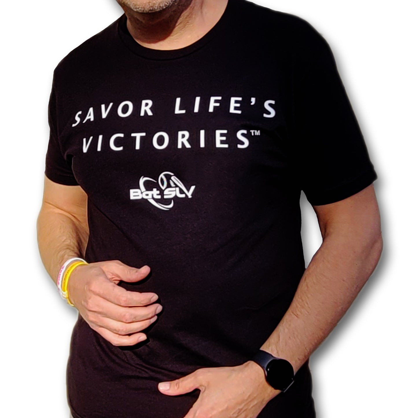 SLV Savor Life's Victories™ Black 'n White Limited Edition Premium Tee Shirt 2025