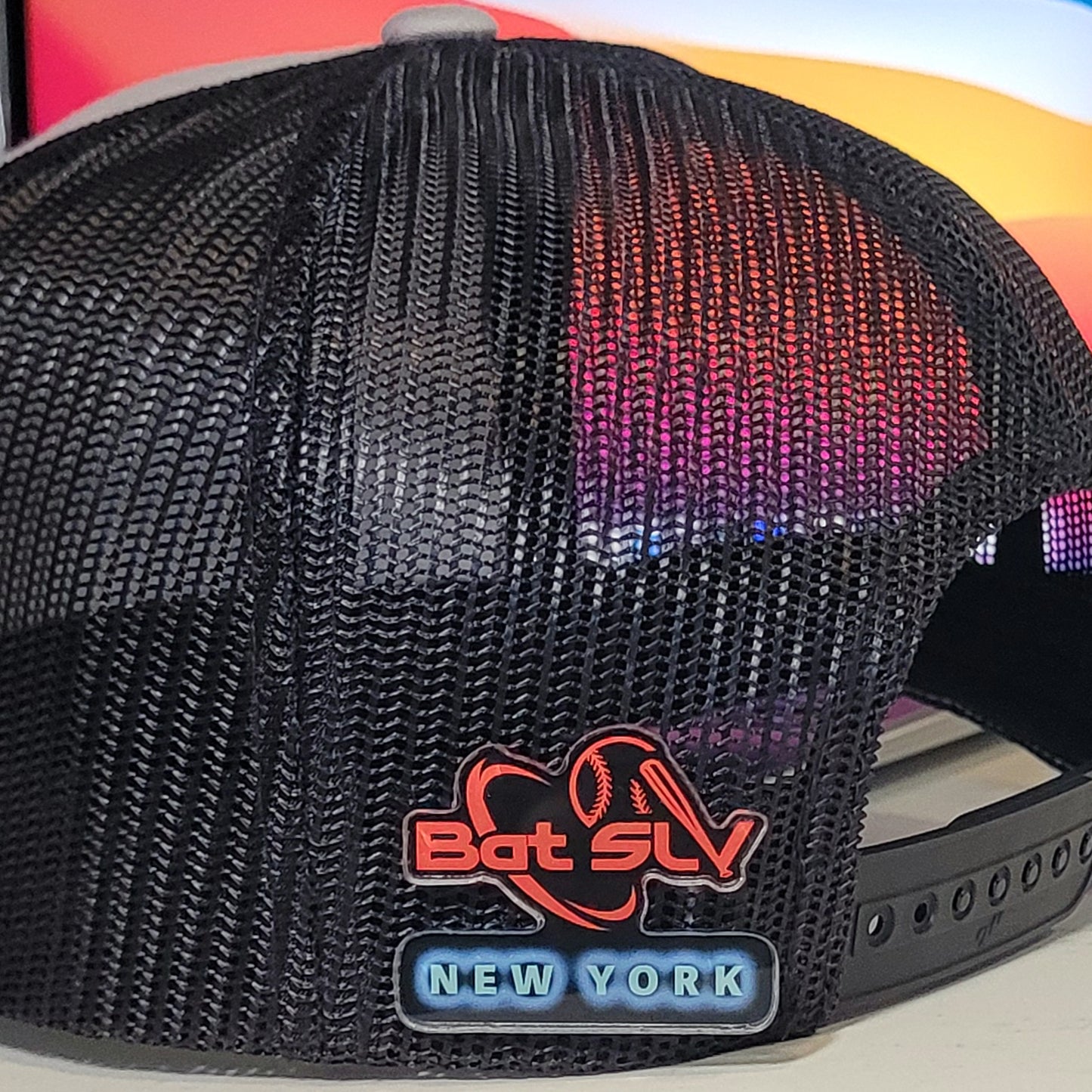 Bat SLV Crystal CLR Acrylic Pins