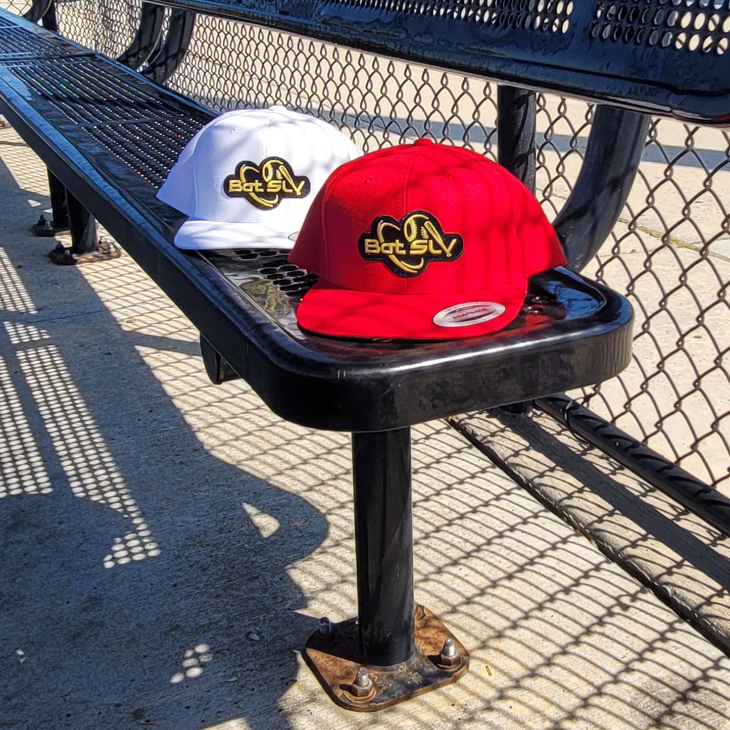 Bat SLV Gold Baseball Snapback Hats Fall 2025 Edition