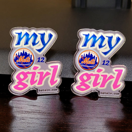 Mets Francisco Lindor "My Girl" Exclusive Limited Edition Oversized Pin