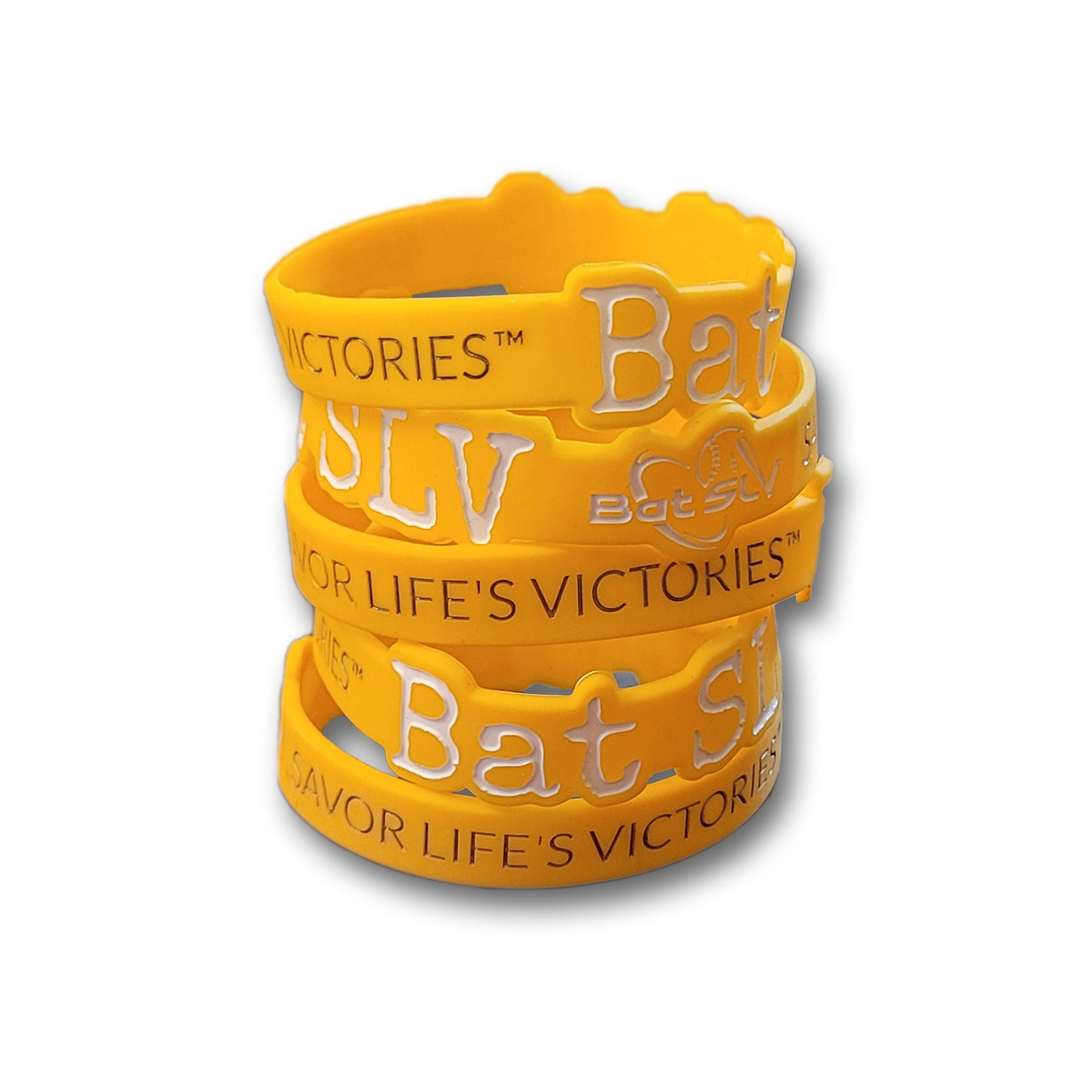SLV Gold Savor Life's Victories™ Die-Cut Wristband 2025