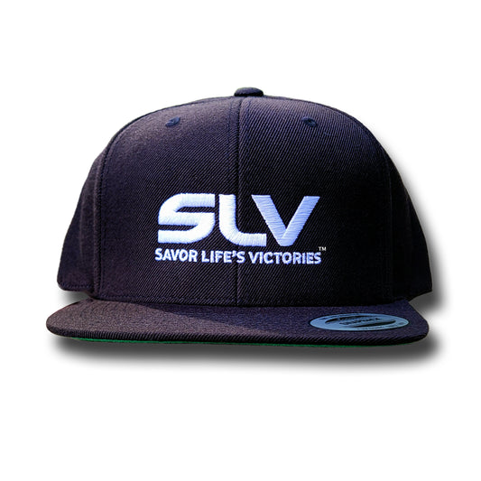 SLV Savor Life's Victories™ Black 'n White Snapback Hat Fall 2025 (BEST SELLER)