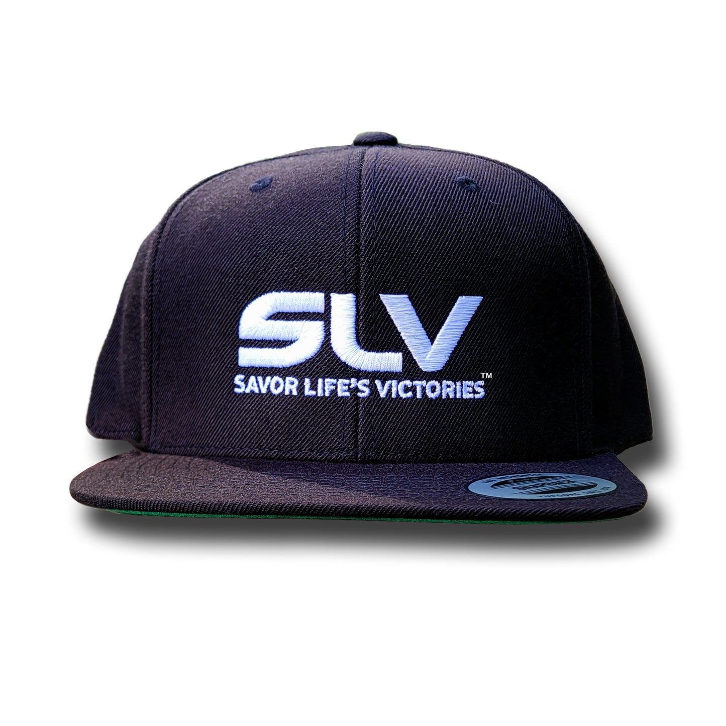 SLV Savor Life's Victories® Black 'n White Snapback Hat 2026 (BEST SELLER)