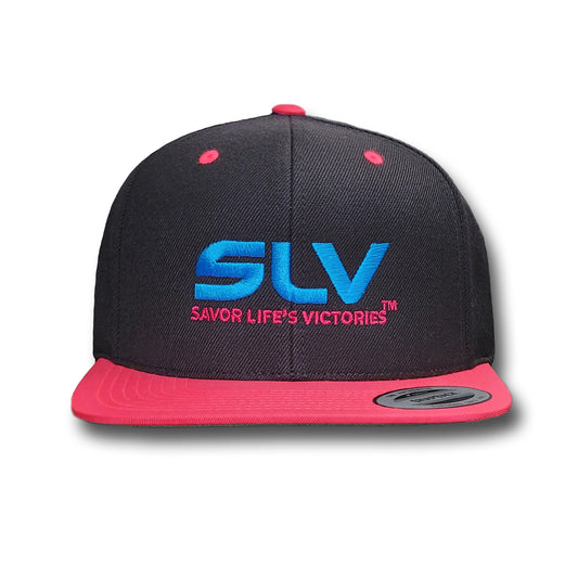 SLV Savor Life's Victories™ Pink Blue Glo Snapback Hat