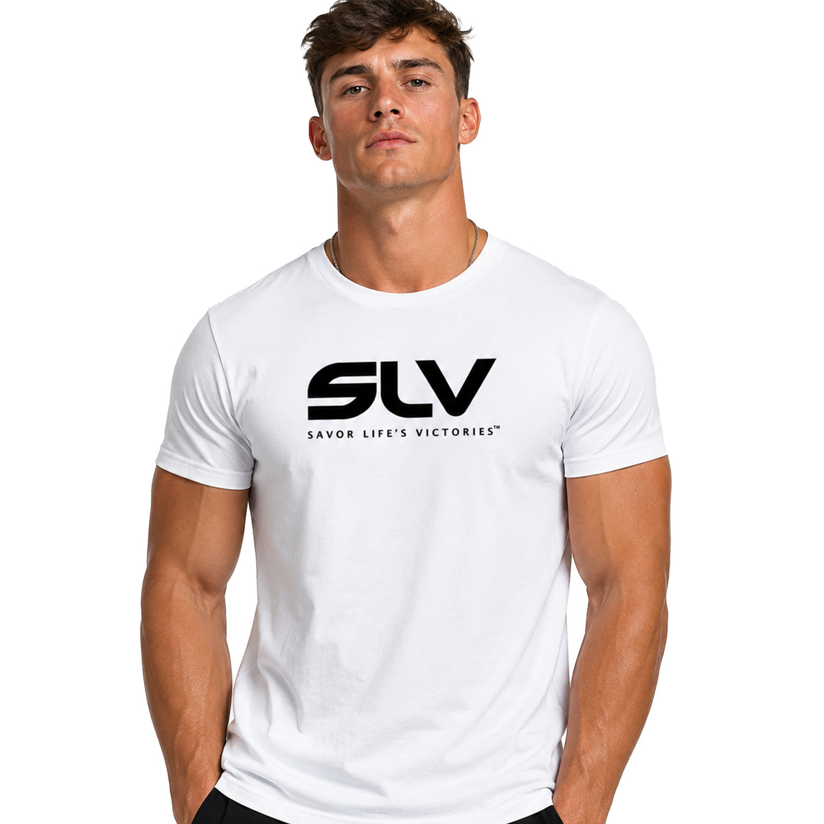 SLV Savor Life's Victories® Black 'n White Tee Shirt