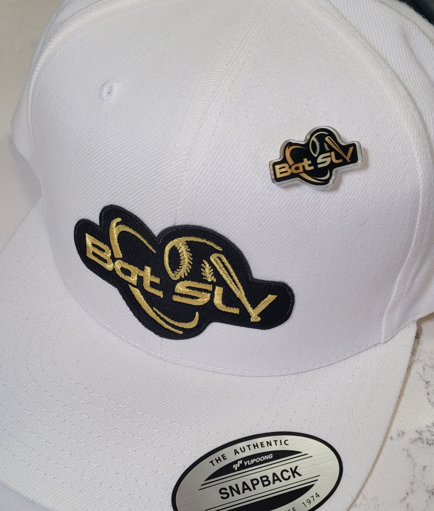Bat SLV Gold Baseball Snapback Hats Fall 2025 Edition
