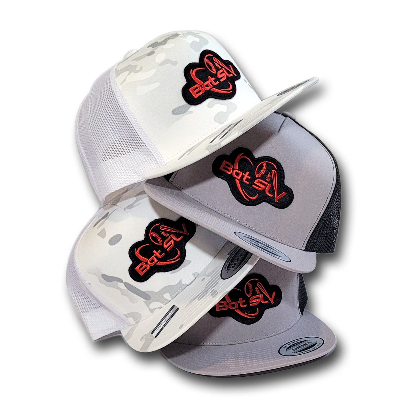 Bat SLV Elevated Baseball Trucker Hats Mesh Back Summer Swag 2025