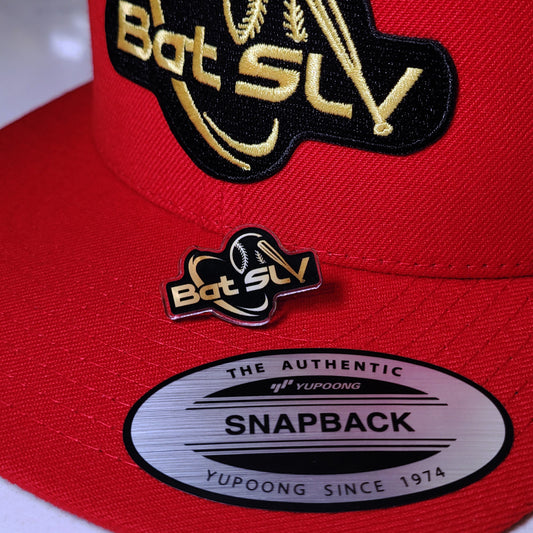 Bat SLV Gold Baseball Snapback Hats Summer 2025 Edition
