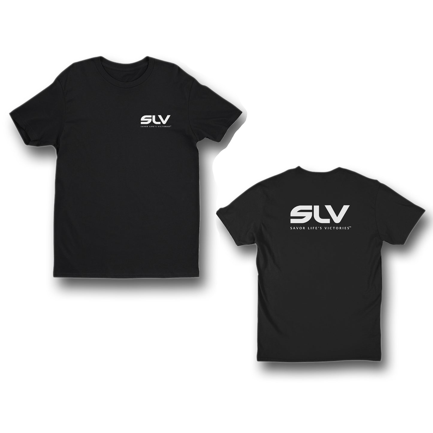 SLV Savor Life's Victories™ Black 'n White Tee Shirt