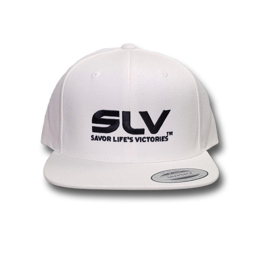 SLV Savor Life's Victories™ Black 'n White Snapback Hat