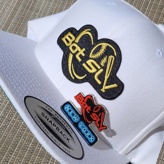 Bat SLV Gold Baseball Snapback Hats Limited Edition Pure Swag Spring 2026